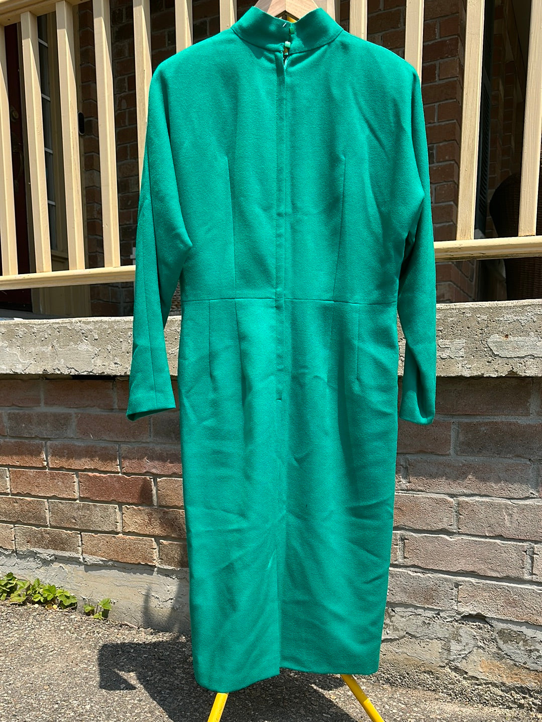 1980s Green Dress, M - Dress - Cherry Buzz