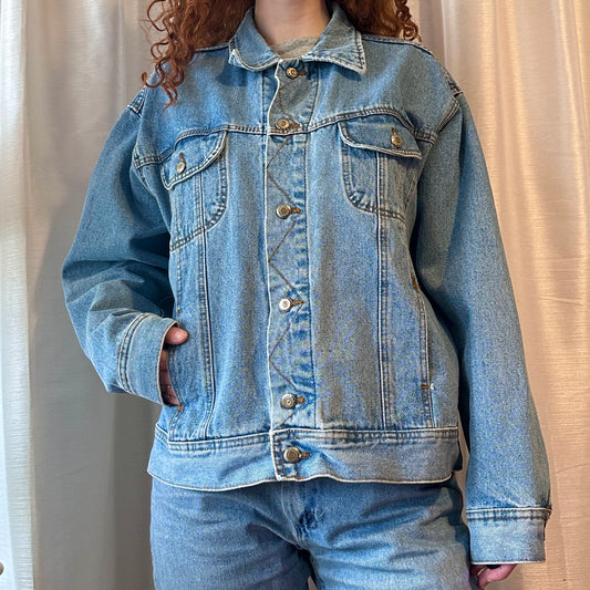 President Stone Light Blue Denim Jacket, XL