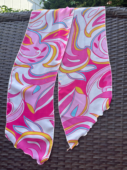 Groovy Pink Scarf - Cherry Buzz