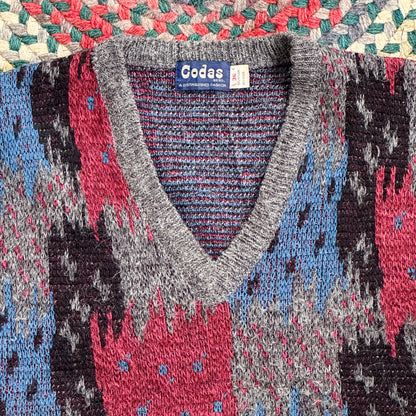 Codas Vintage Sweater Vest, M