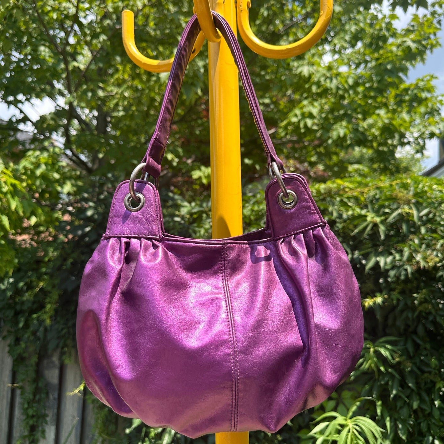 Roxy Y2K Purple Shoulder Purse - Cherry Buzz