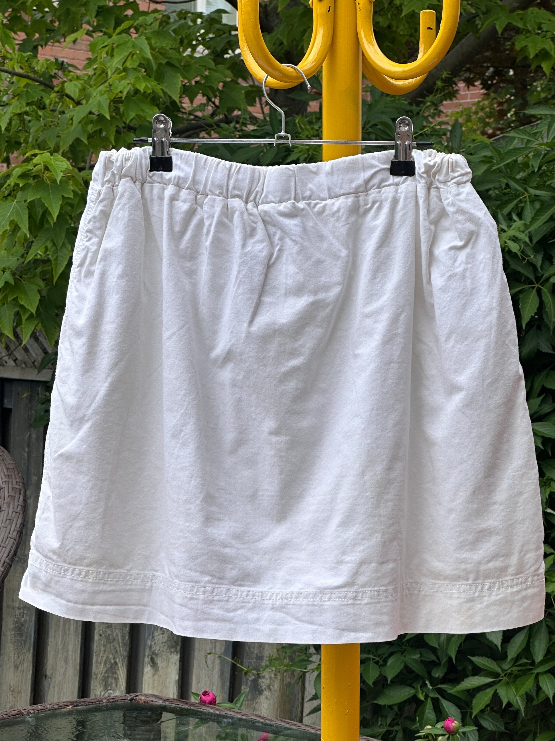 Merona White Skirt, M - Skirt - Cherry Buzz