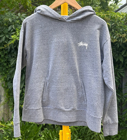 Stüssy Grey Hoodie, M - Cherry Buzz