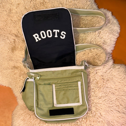 Roots Green Cross Body Bag