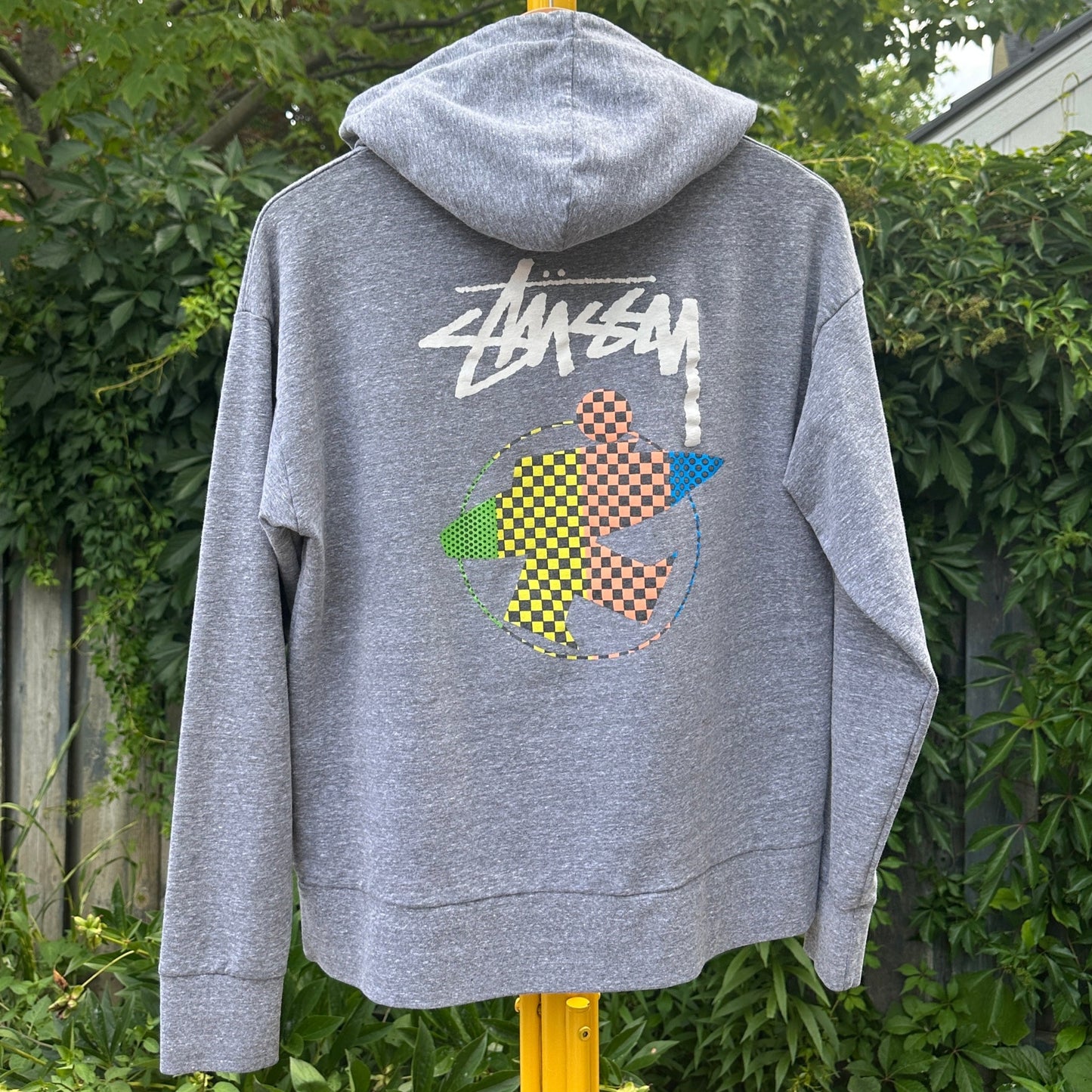 Stüssy Grey Hoodie, M - Cherry Buzz