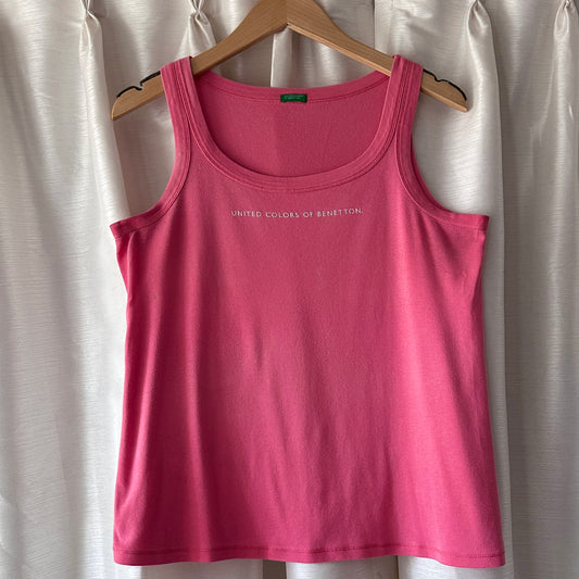 United Colours of Benetton Pink Tank Top, S