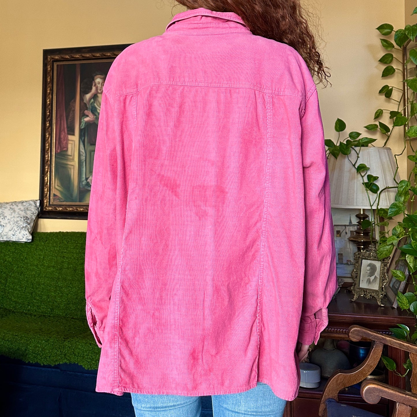 Pink Corduroy Jacket, L