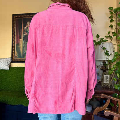 Pink Corduroy Jacket, L