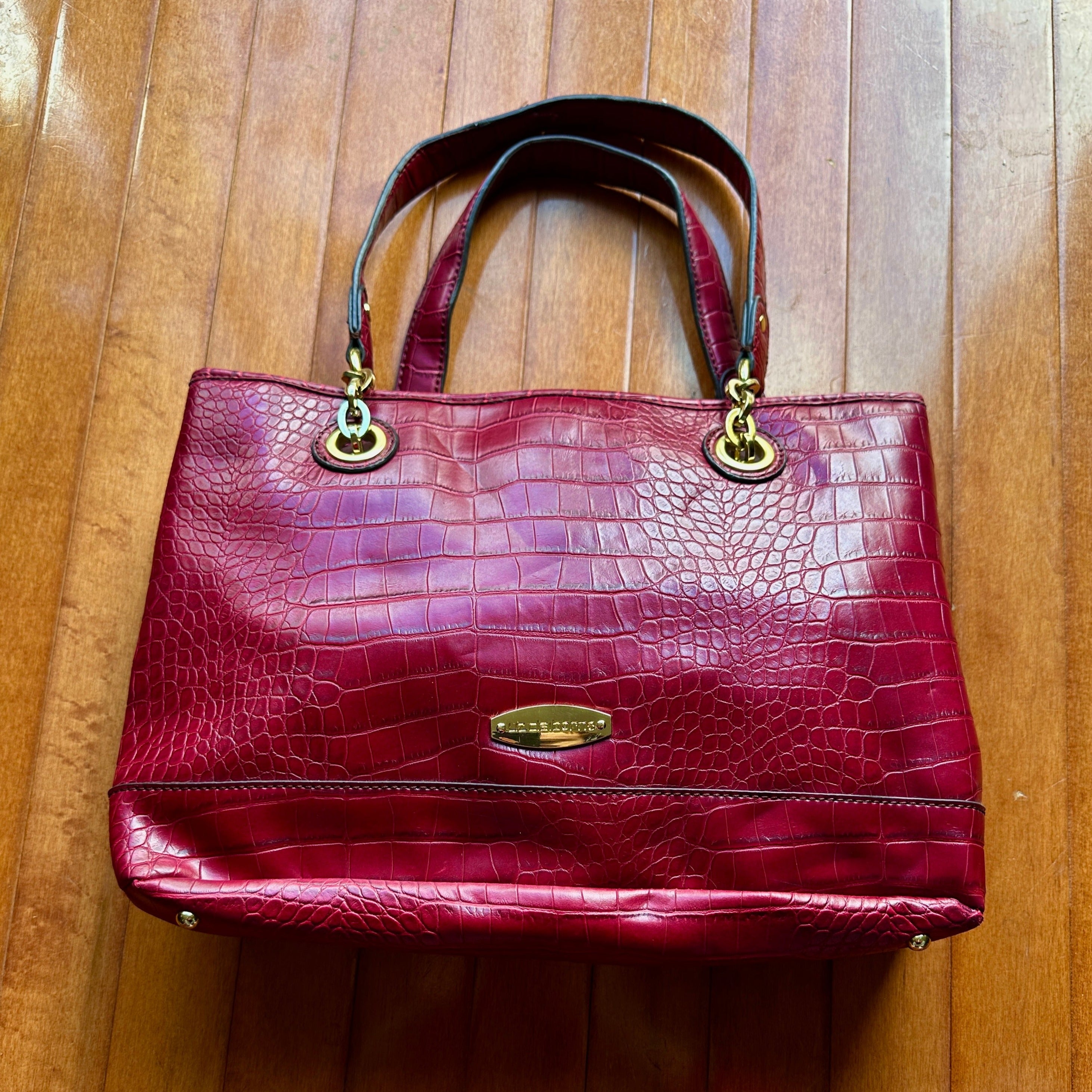 Liz claiborne red on sale bag