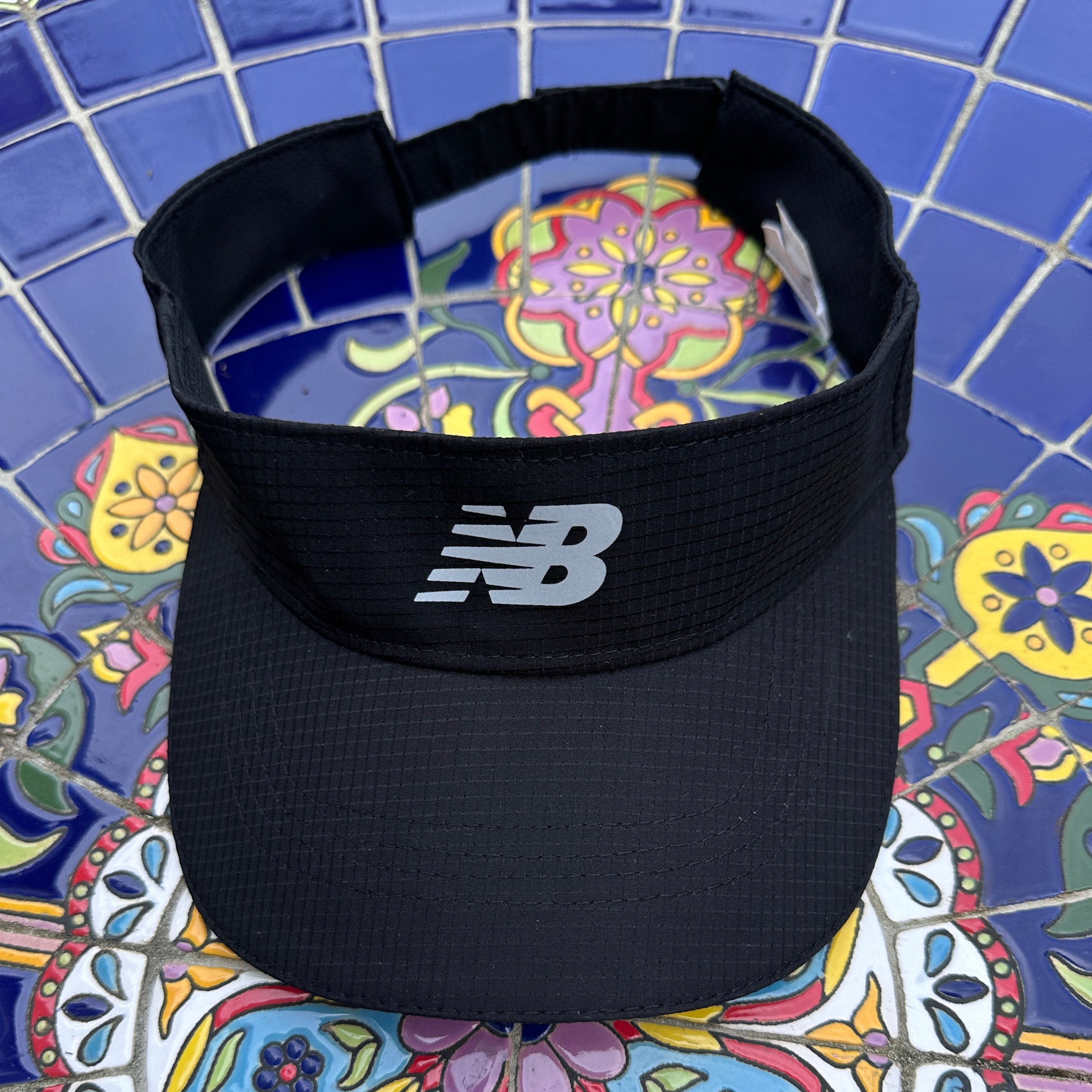 New Balance Black Tennis Visor