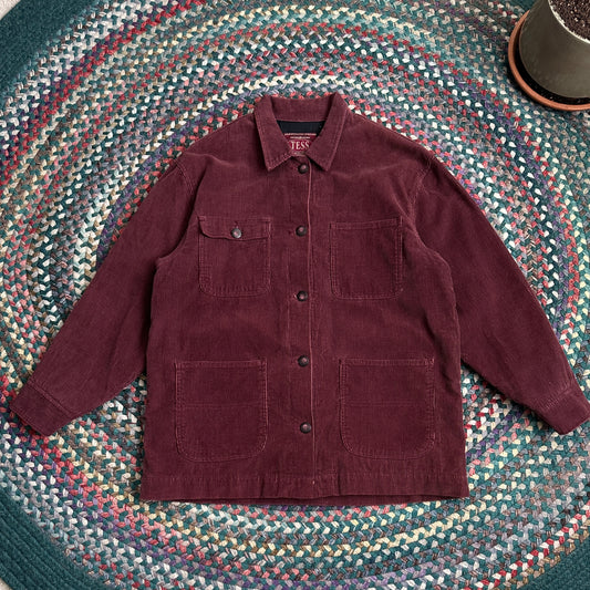 Burgundy Corduroy Jacket, M