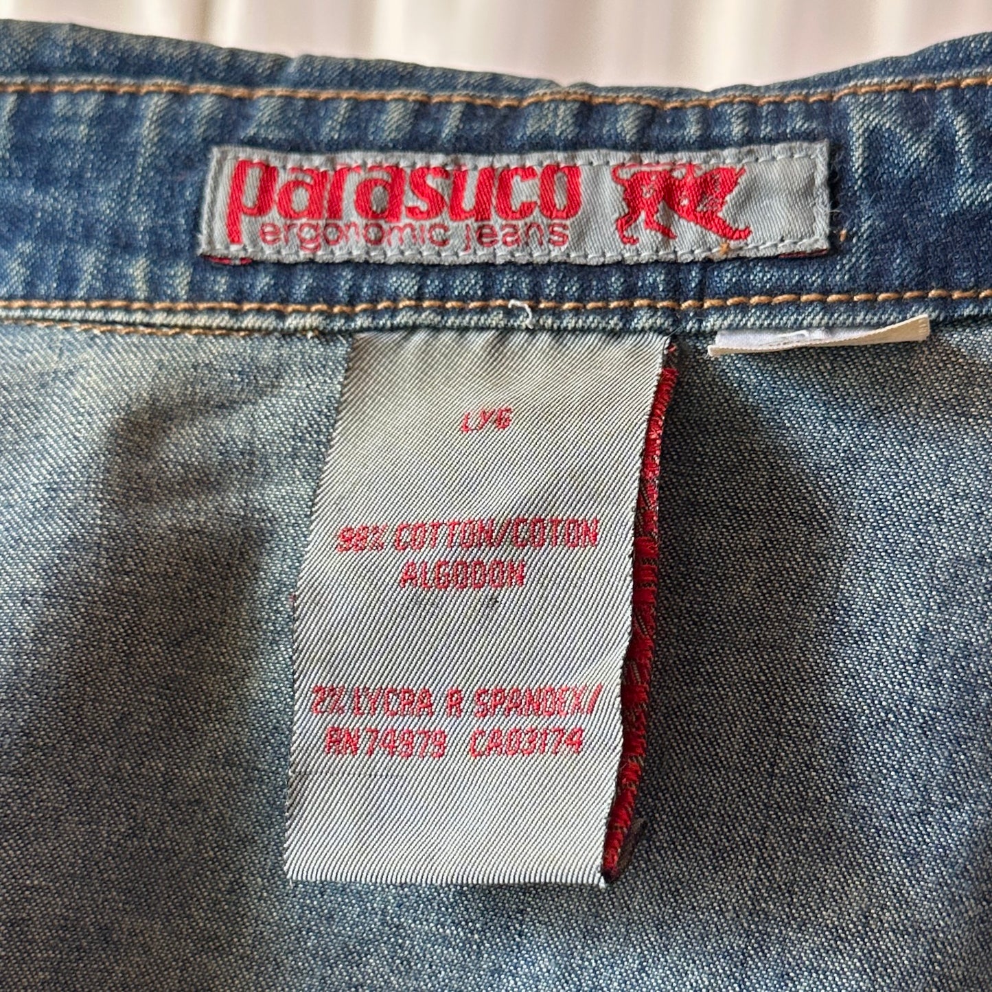 Vintage Parasuco Faded Jean Jacket, L