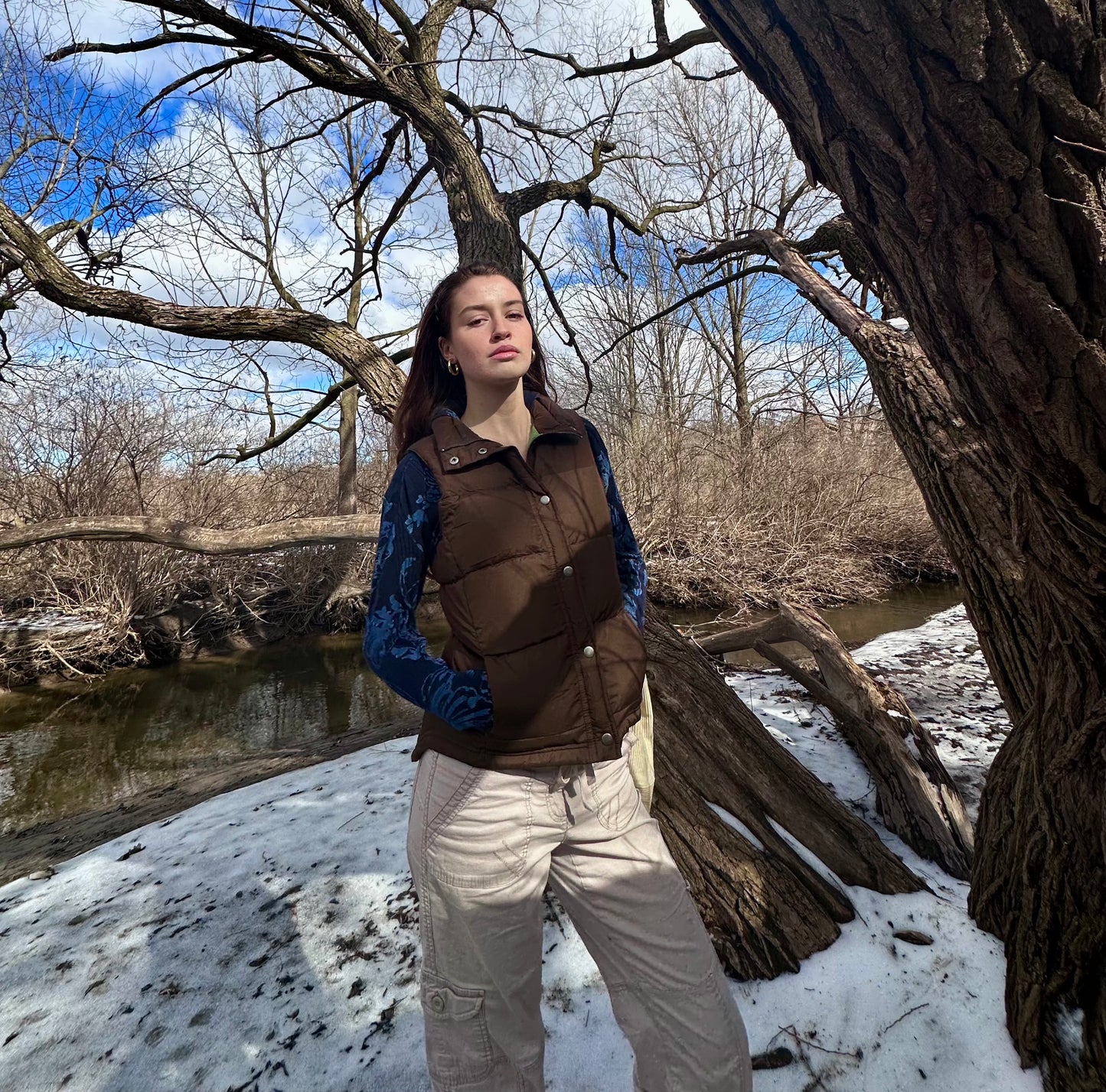 J. Crew Brown Vest, XS - Vest - Cherry Buzz