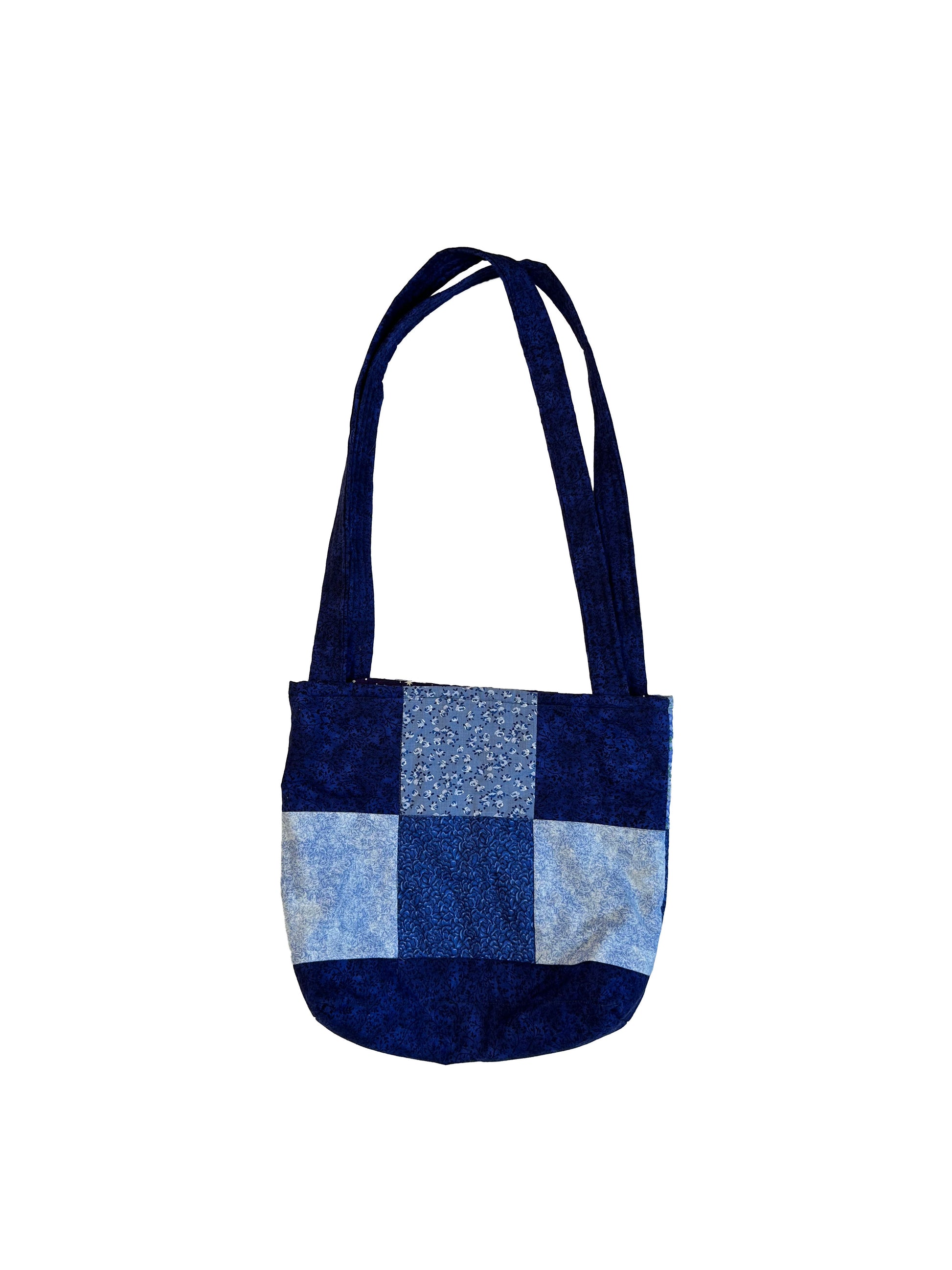 Hand-Made Quilt Tote Bag II - Purse - Cherry Buzz