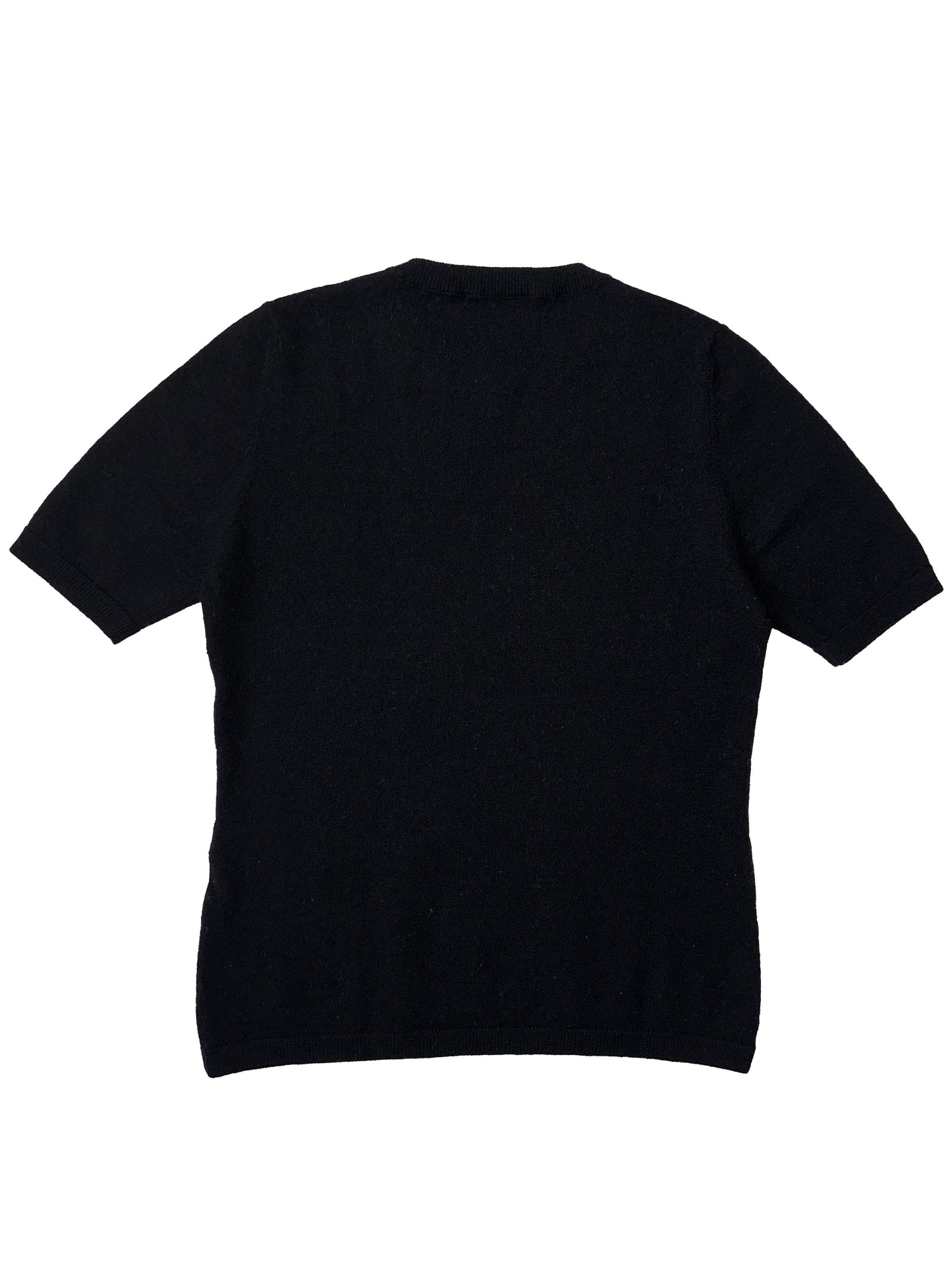 G2000 Black Wool Blend T-Shirt, S - Shirt - Cherry Buzz