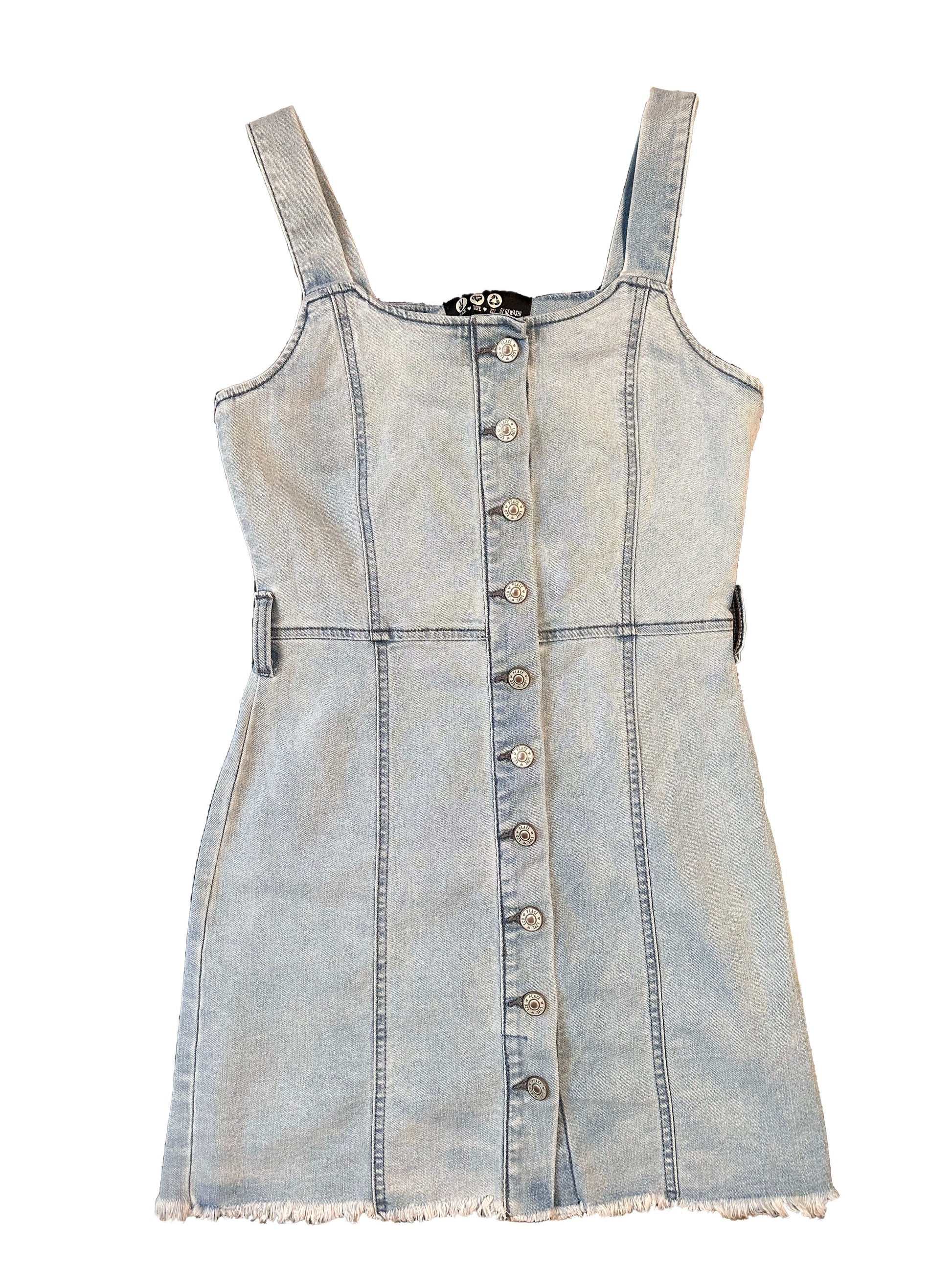 Denim Dress, M - Dress - Cherry Buzz