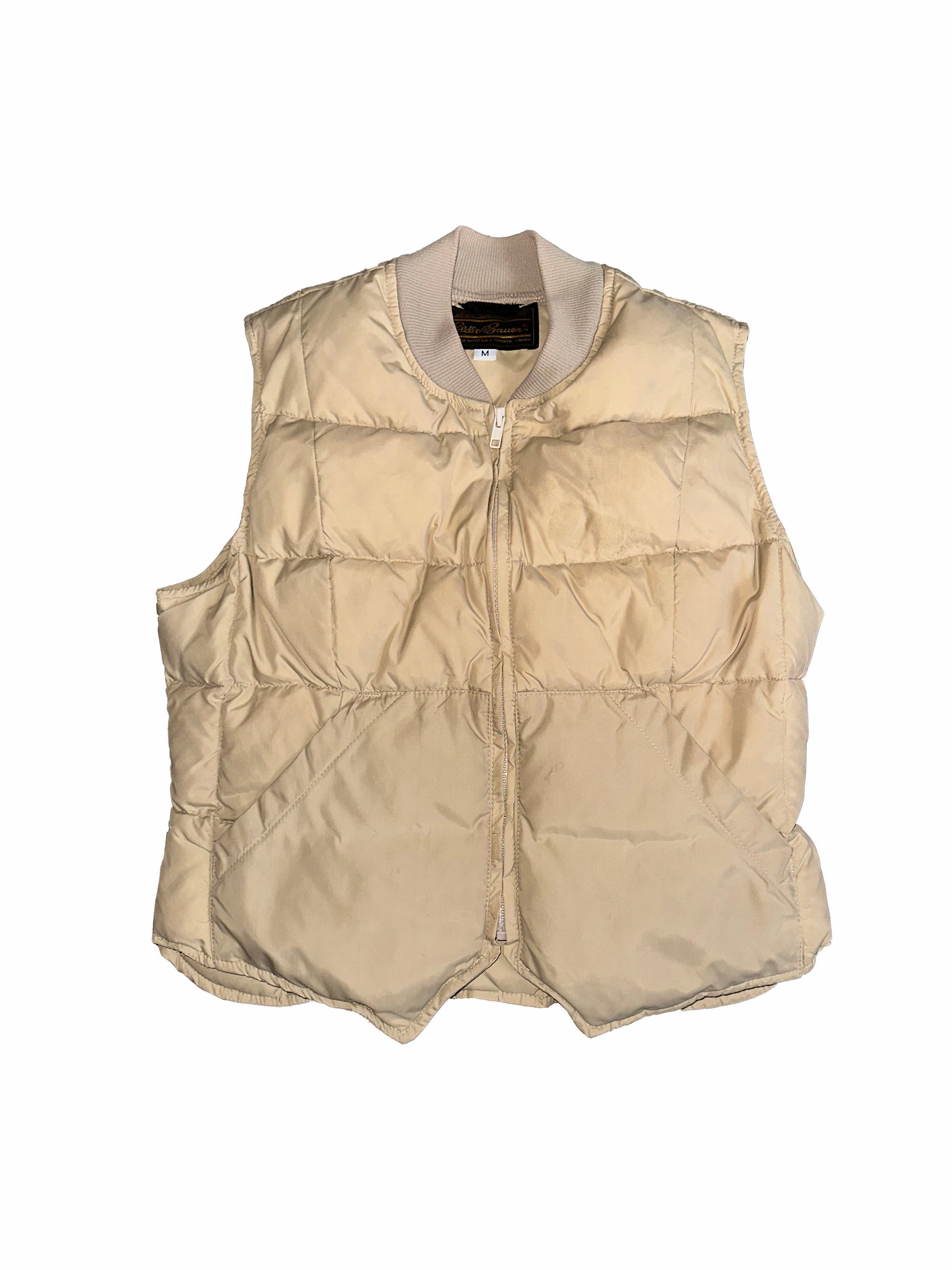 Eddie Bauer Tan Vest, M - Vest - Cherry Buzz