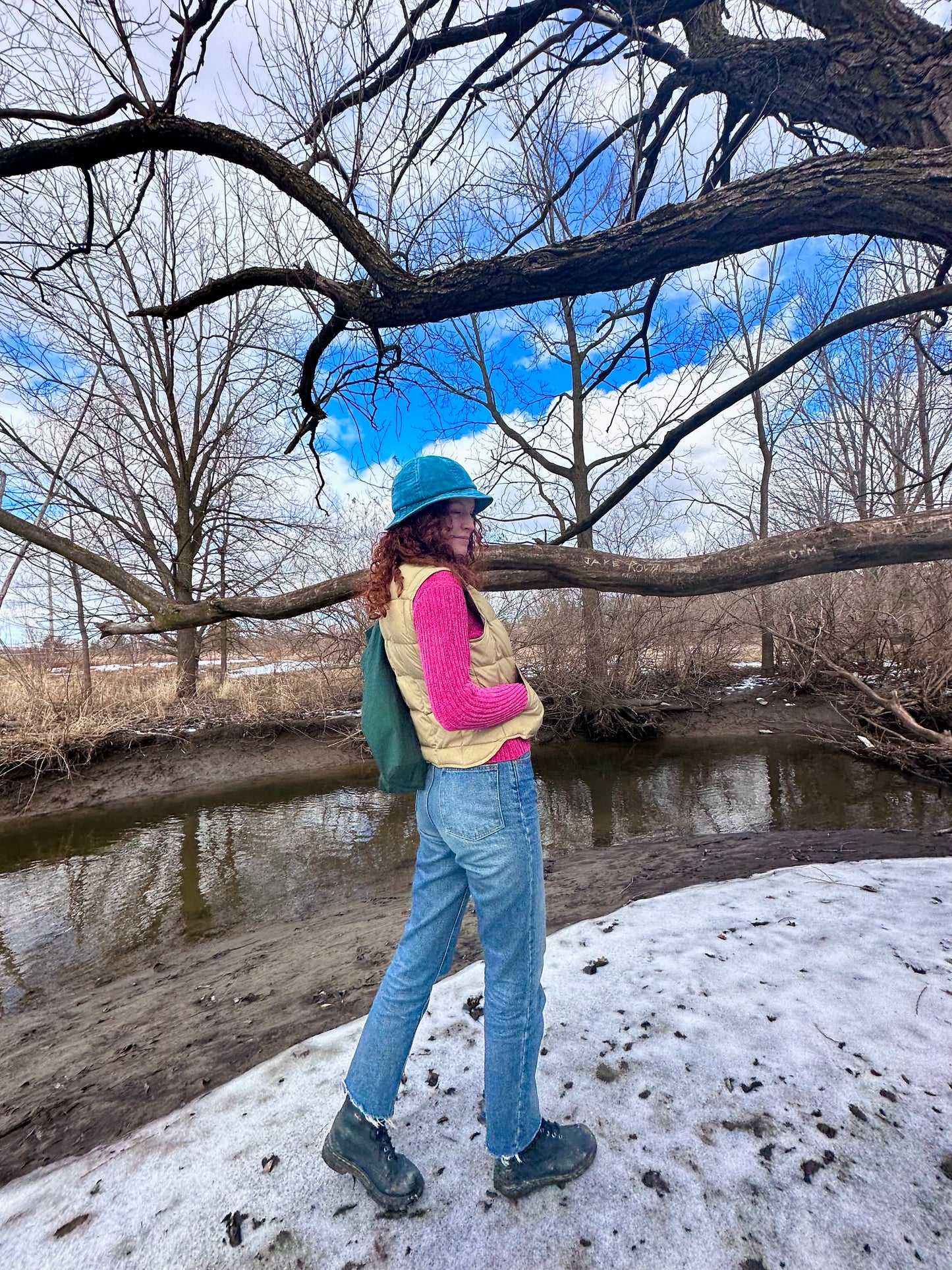 Eddie Bauer Tan Vest, M - Vest - Cherry Buzz