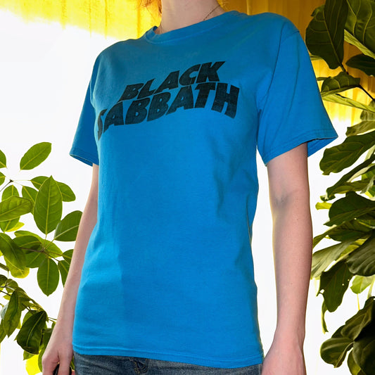 Blue Black Sabbath T-Shirt, S - Shirt - Cherry Buzz