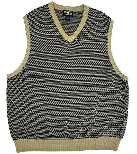 Ivy Crew Sweater Vest, L - Vest - Cherry Buzz