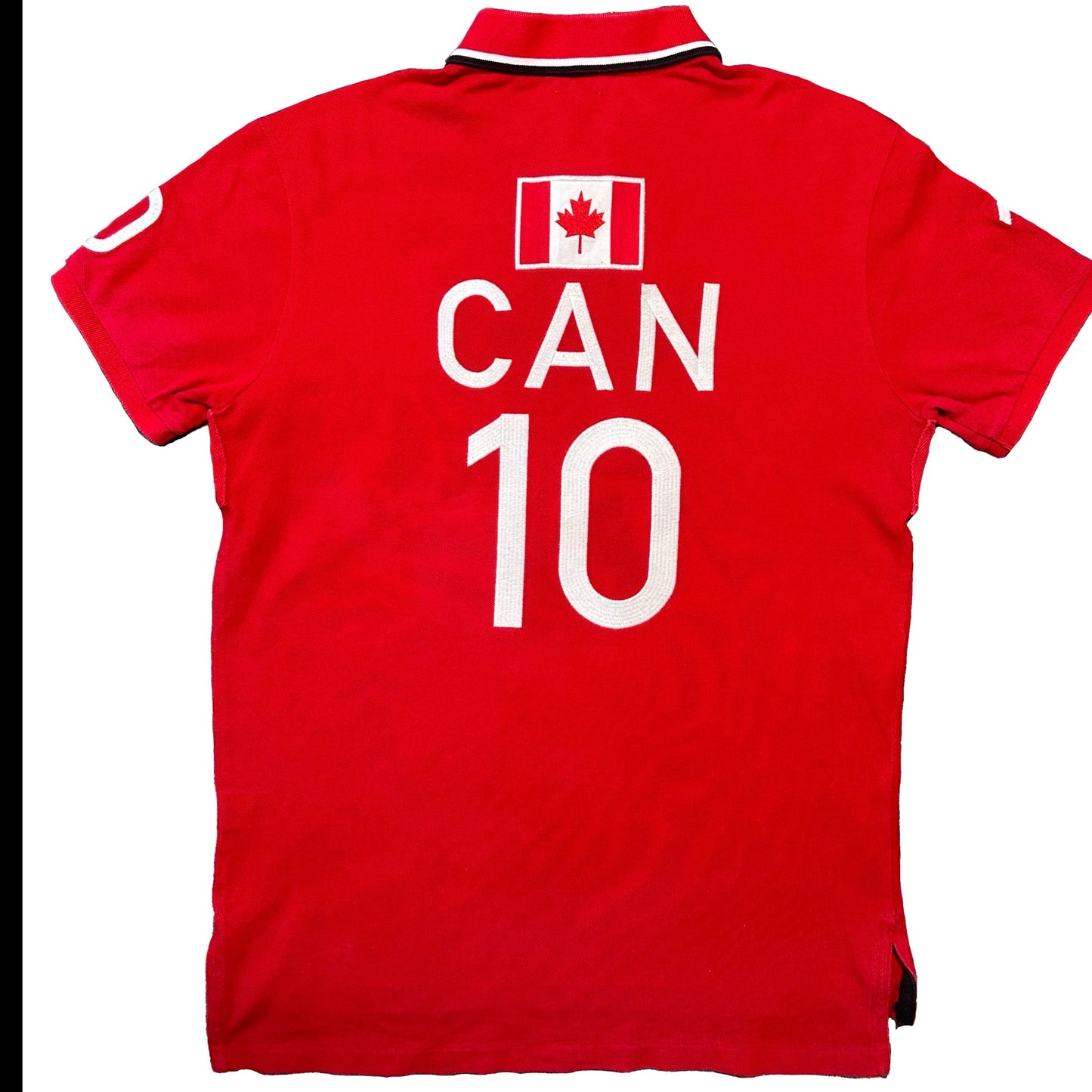 Ralph Lauren Team Canada Polo Jersey, M - Shirt - Cherry Buzz