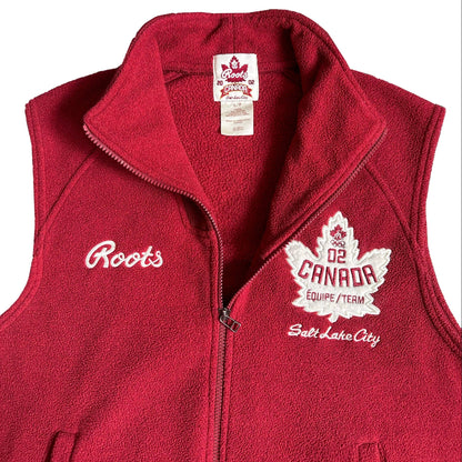 Roots Vintage Team Canada Vest, S - Vest - Cherry Buzz