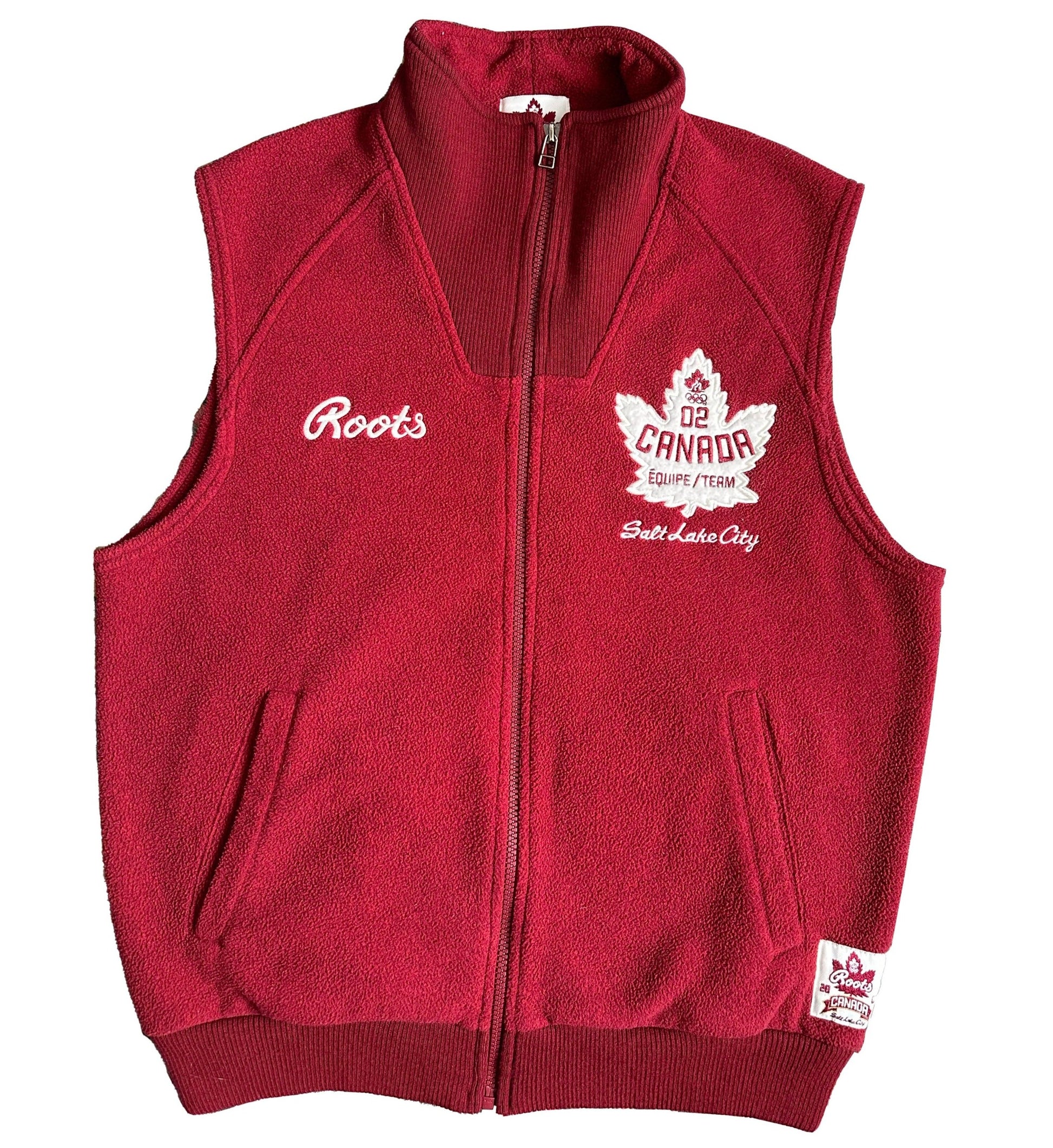 Roots Vintage Team Canada Vest, S - Vest - Cherry Buzz