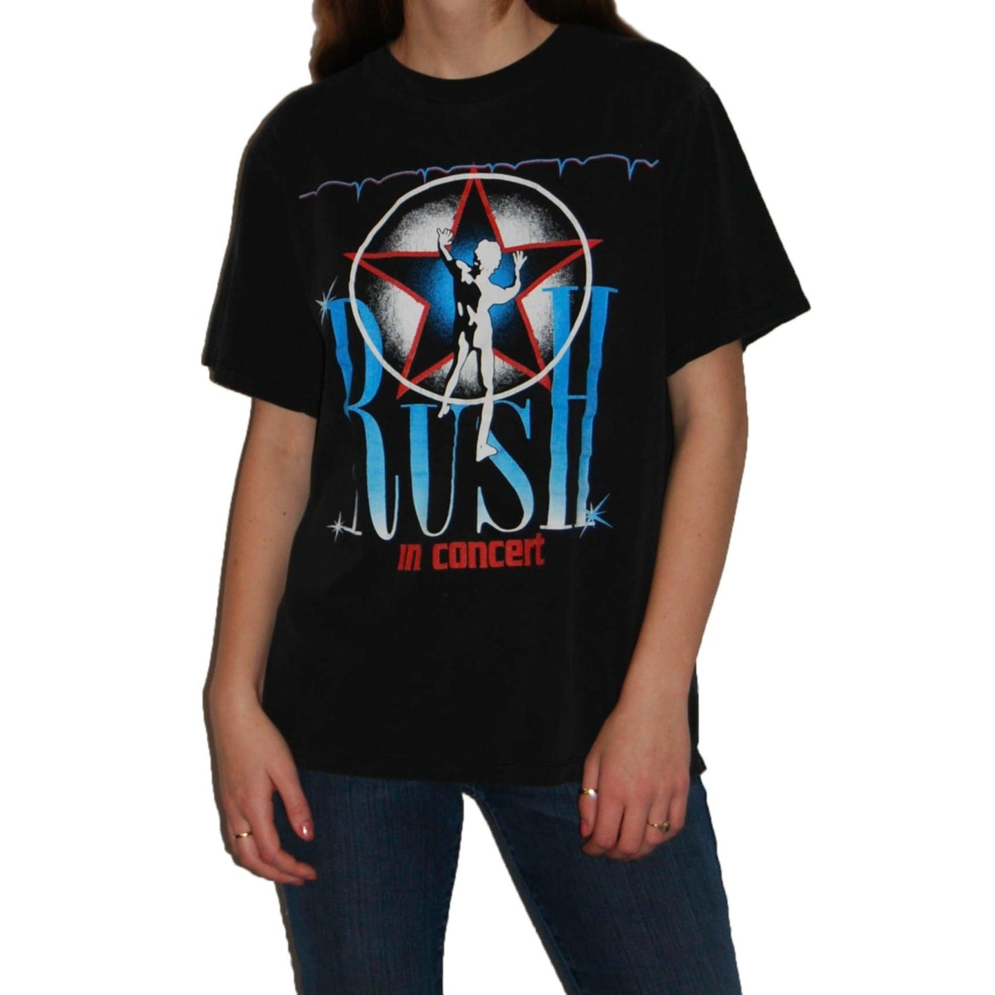 Rush T-Shirt with Back Graphic, M - T-Shirt - Cherry Buzz