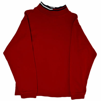 Tommy Hilfiger Long Sleeve Turtle Neck, M - Long Sleeve - Cherry Buzz