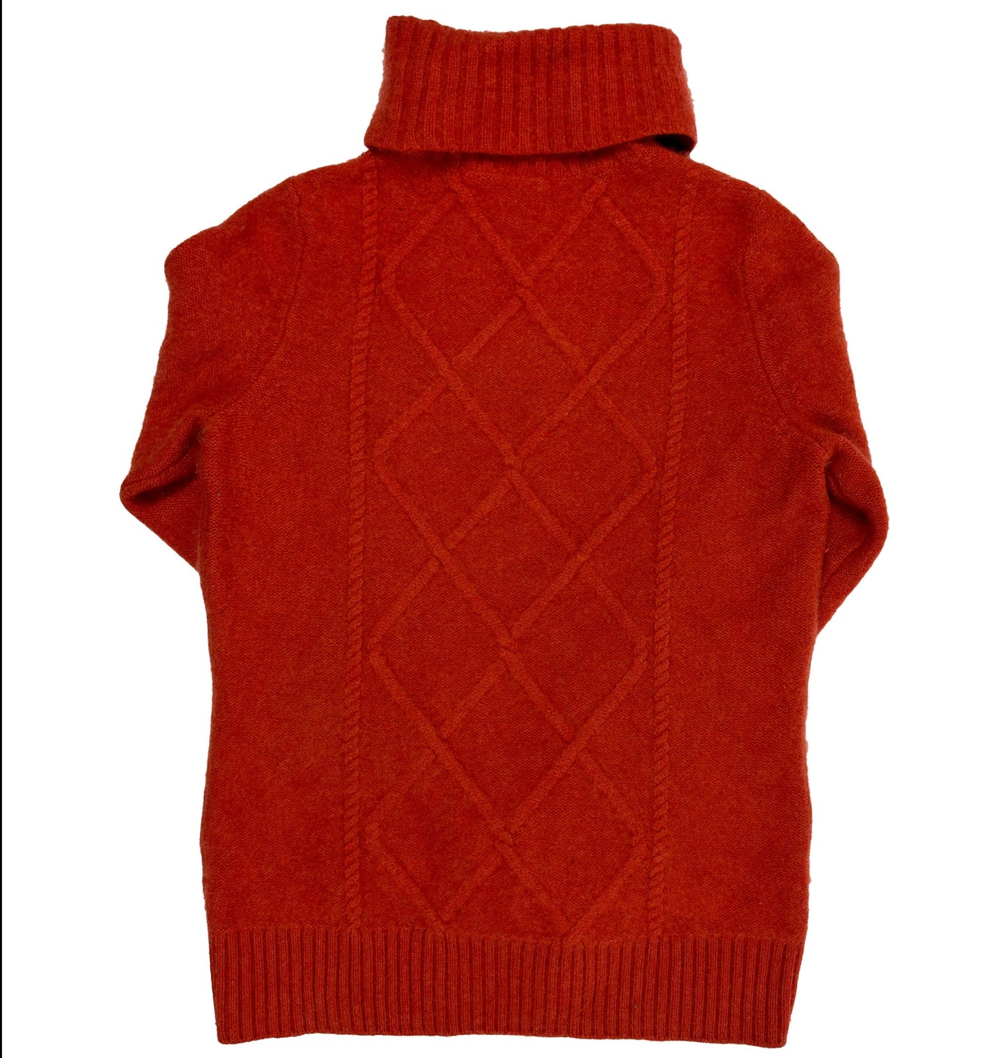 Talbots Orange Cashmere Sweater, S - Sweater - Cherry Buzz