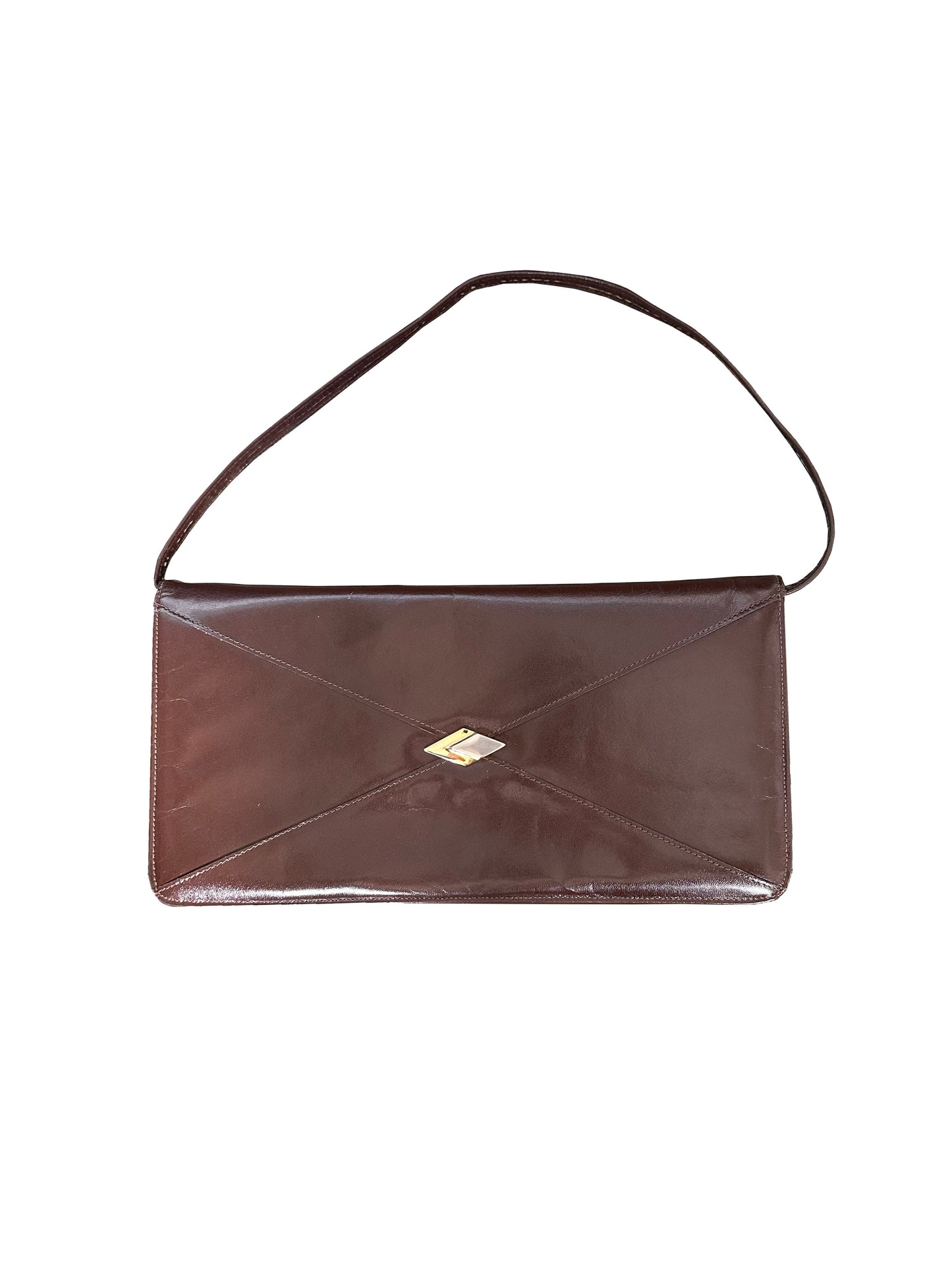 Brown Vintage Purse - Accessory - Cherry Buzz