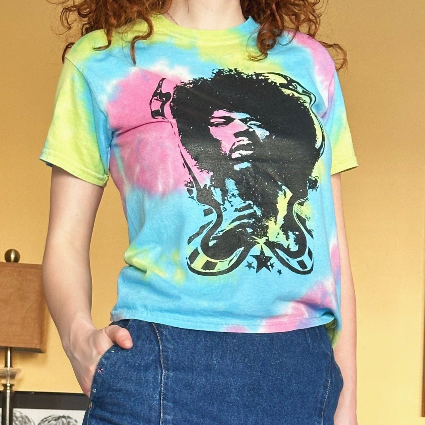 Jimi Hendrix Tie Dye T-Shirt, S - T-Shirt - Cherry Buzz